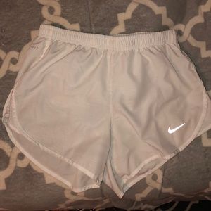 White Athletic Nike Shorts